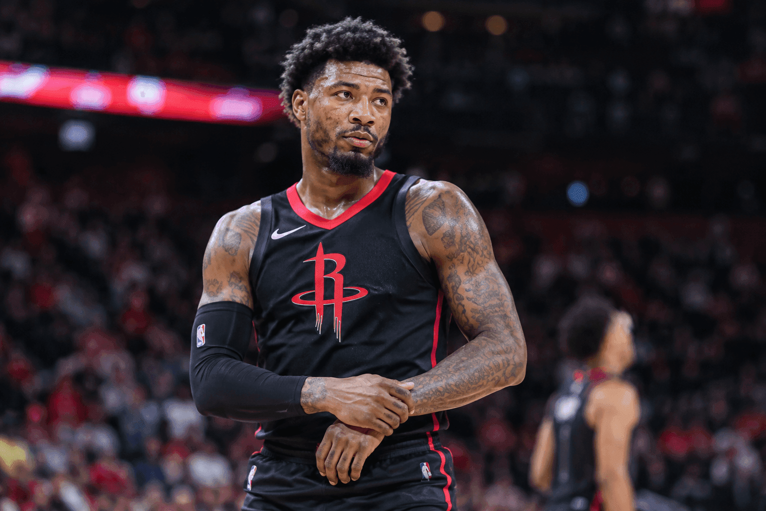 Editorial sports image for Marcus Smart's Forearm Downgrade is the Latest Houston Headache