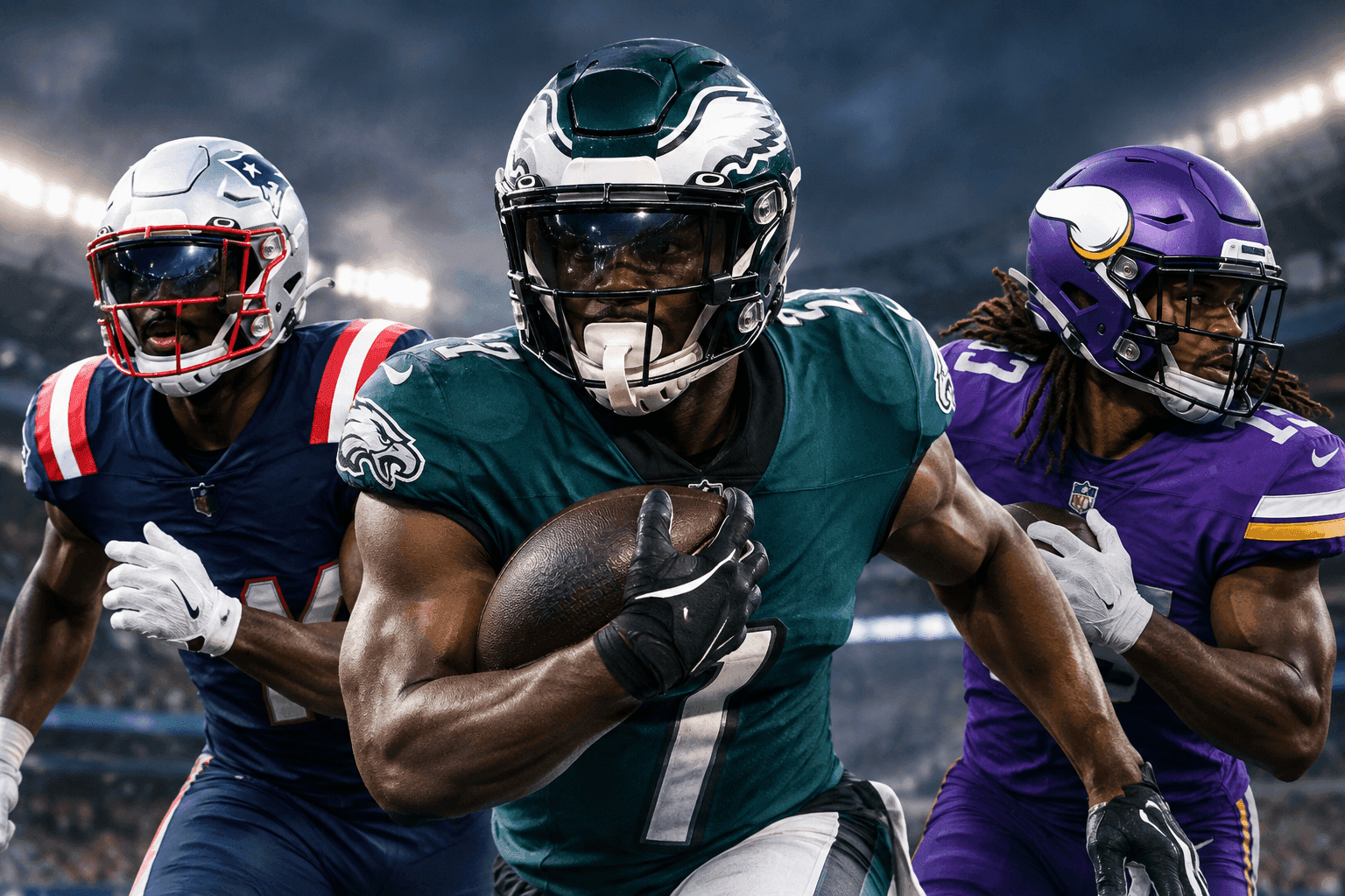 Editorial sports image for Ian Rapoport Drops Crucial Injury Updates on AJ Brown, Saquon Barkley, and Aaron Jones