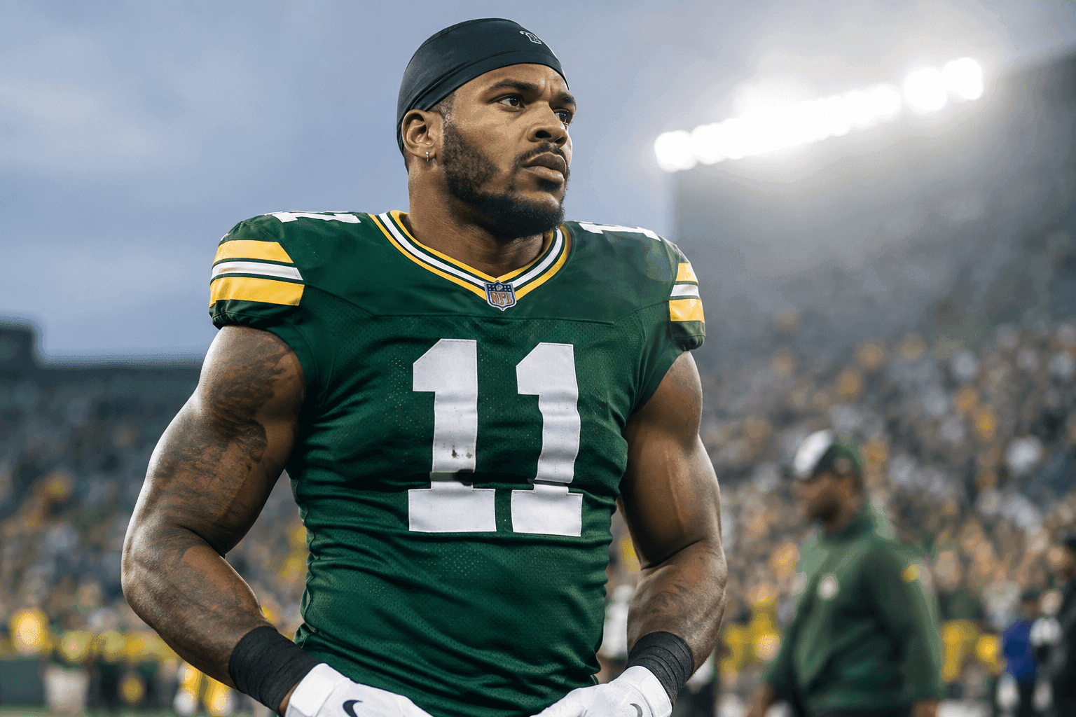 Editorial sports image for Micah Parsons' Rehab is on Track, But the Packers Won't See Him Until November