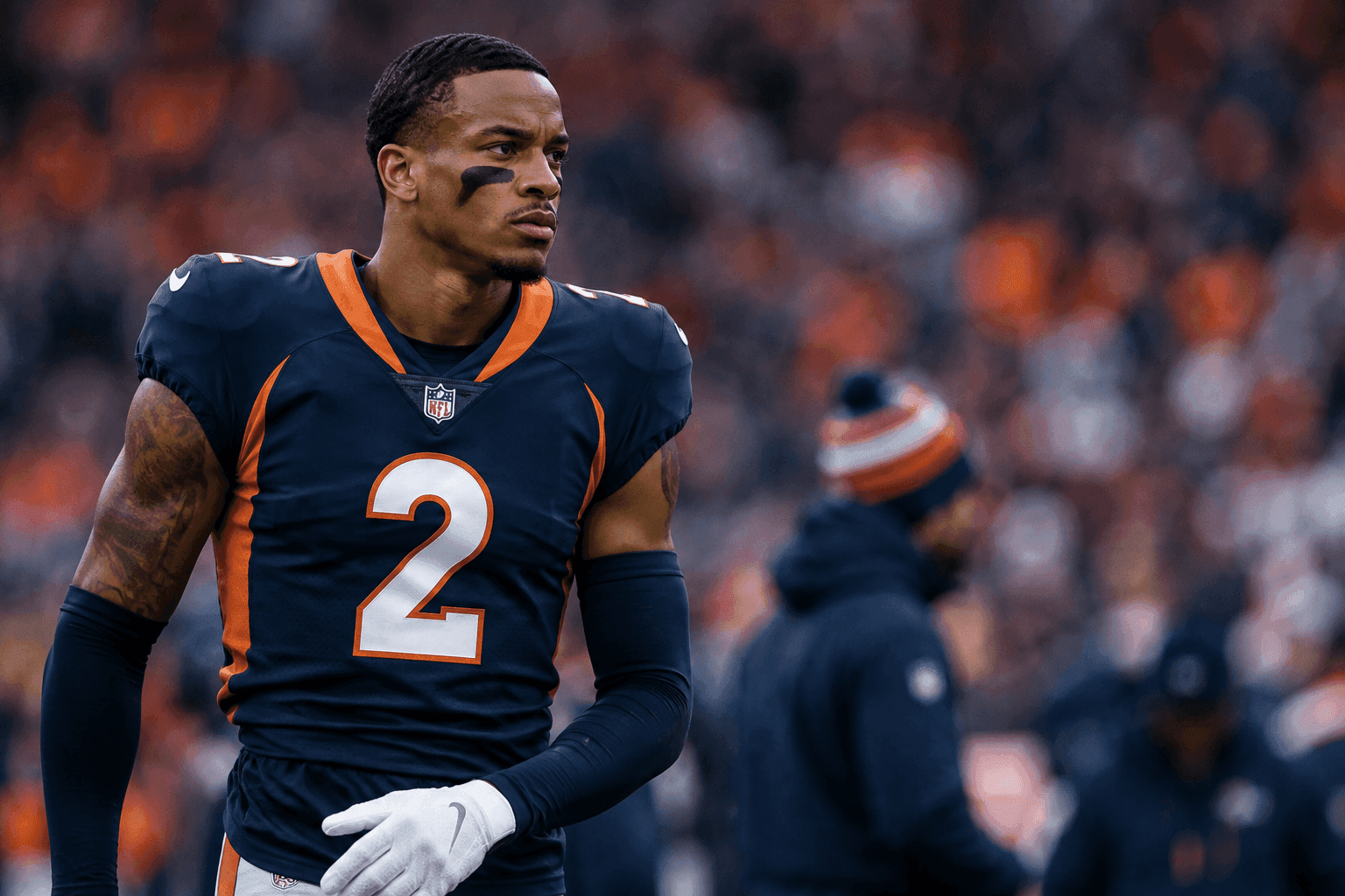 Editorial sports image for Broncos Lose Patrick Surtain II to Ankle Injury in Dogfight with 49ers