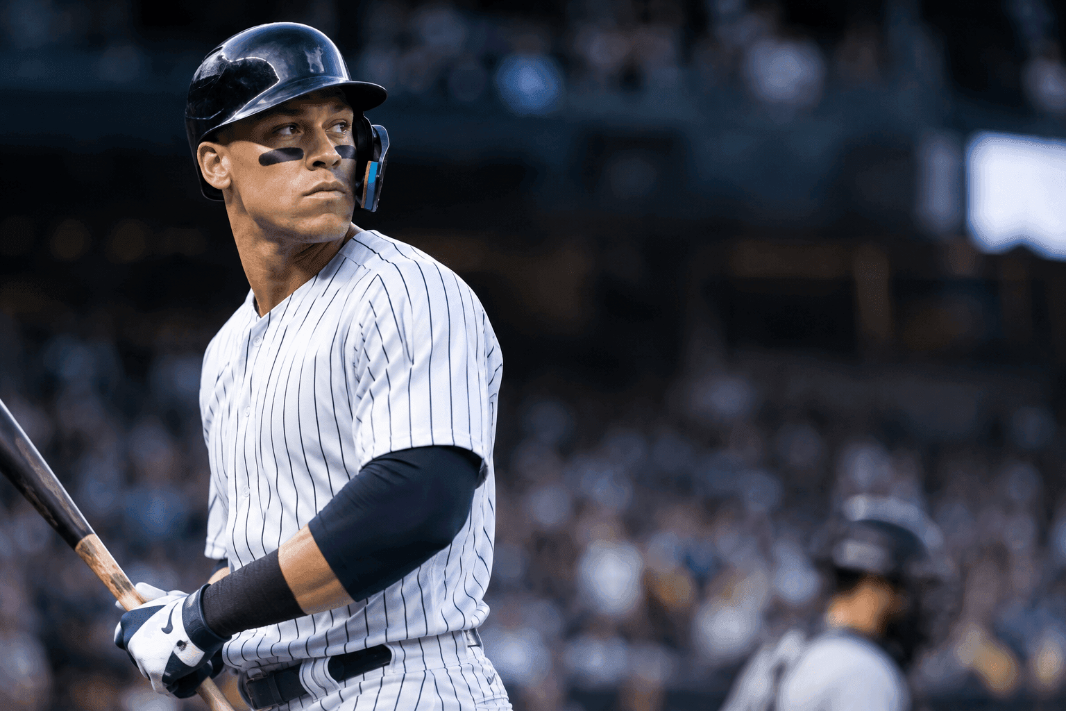 Editorial sports image for Aaron Judge Unlikely for Wild Card Round, Yankees Panic Meter Spikes