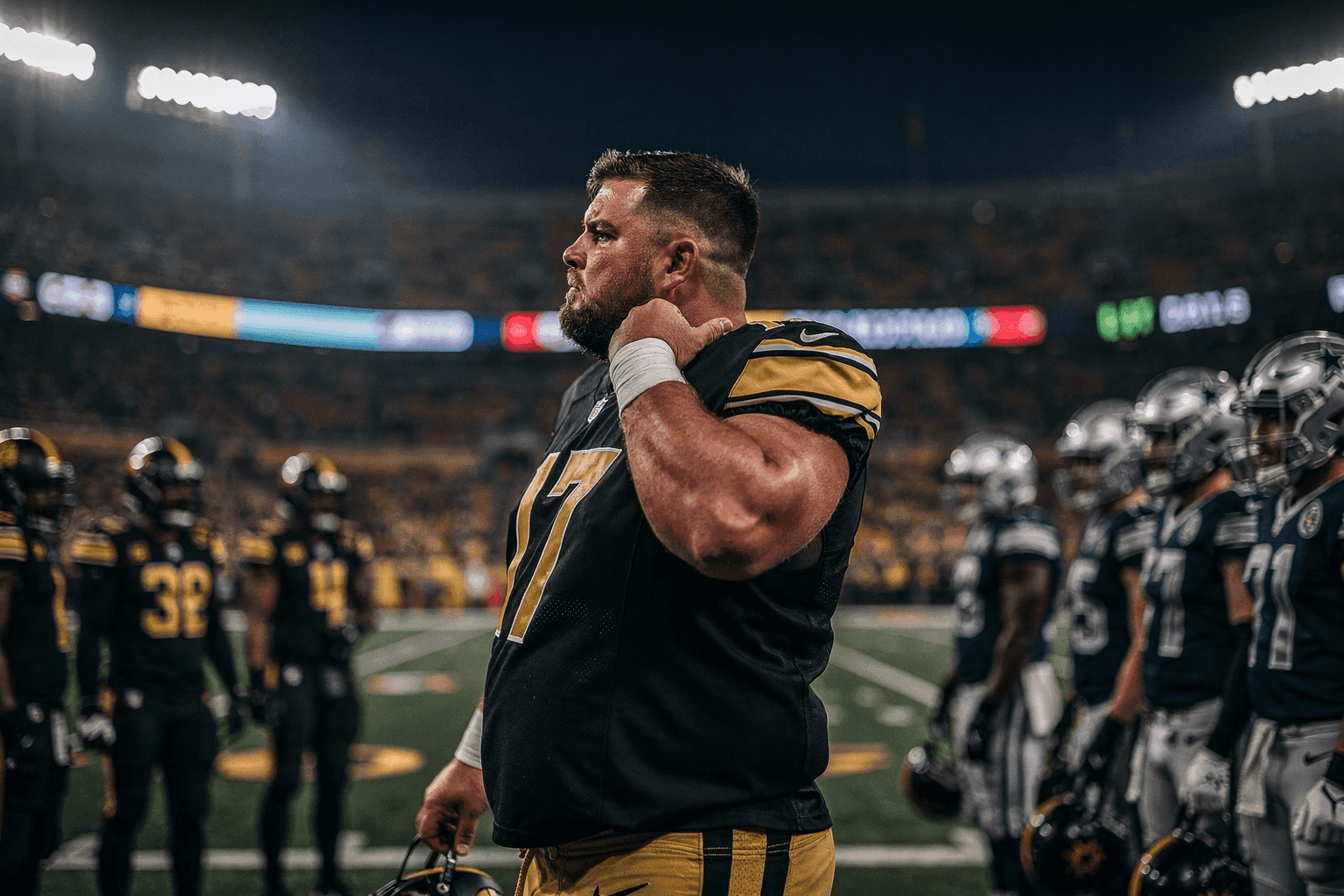 Editorial sports image for Steelers Ship Former First-Rounder Broderick Jones to Cowboys Amid Neck Injury Concerns
