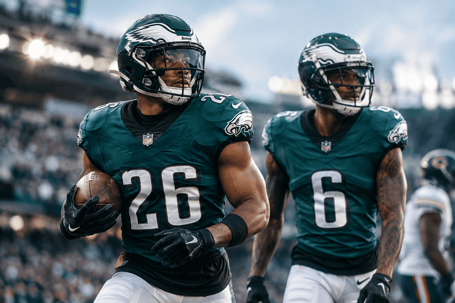 Editorial sports image for Eagles Get Saquon Barkley and DeVonta Smith Back Just in Time to Ruin the Bears' Monday Night