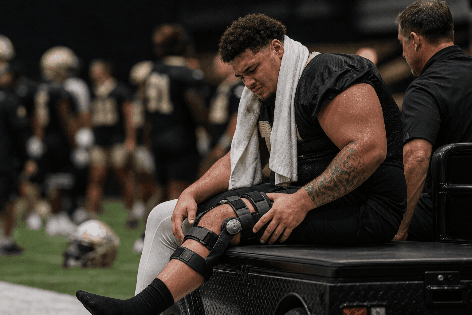 Editorial sports image for Saints Lose DT Bryan Bresee to Season-Ending ACL Tear