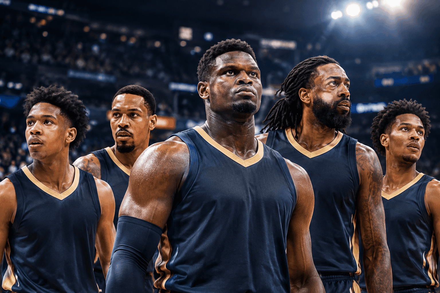 Editorial sports image for Pelicans Roll Out Absurd Starting Lineup Featuring DeAndre Jordan
