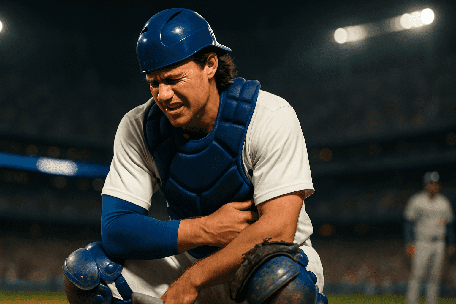 Editorial sports image for Dodgers Catcher Dalton Rushing Diagnosed With Partial UCL Tear