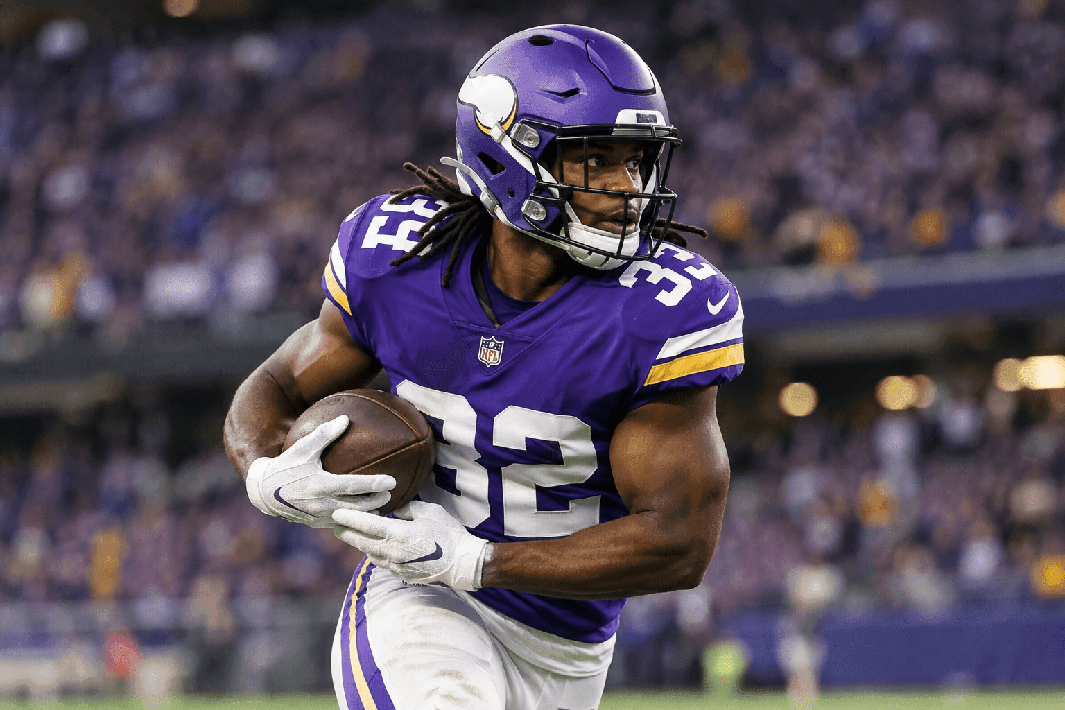 Editorial sports image for Vikings Open Practice Window for RB Jordan Mason After Thumb Surgery