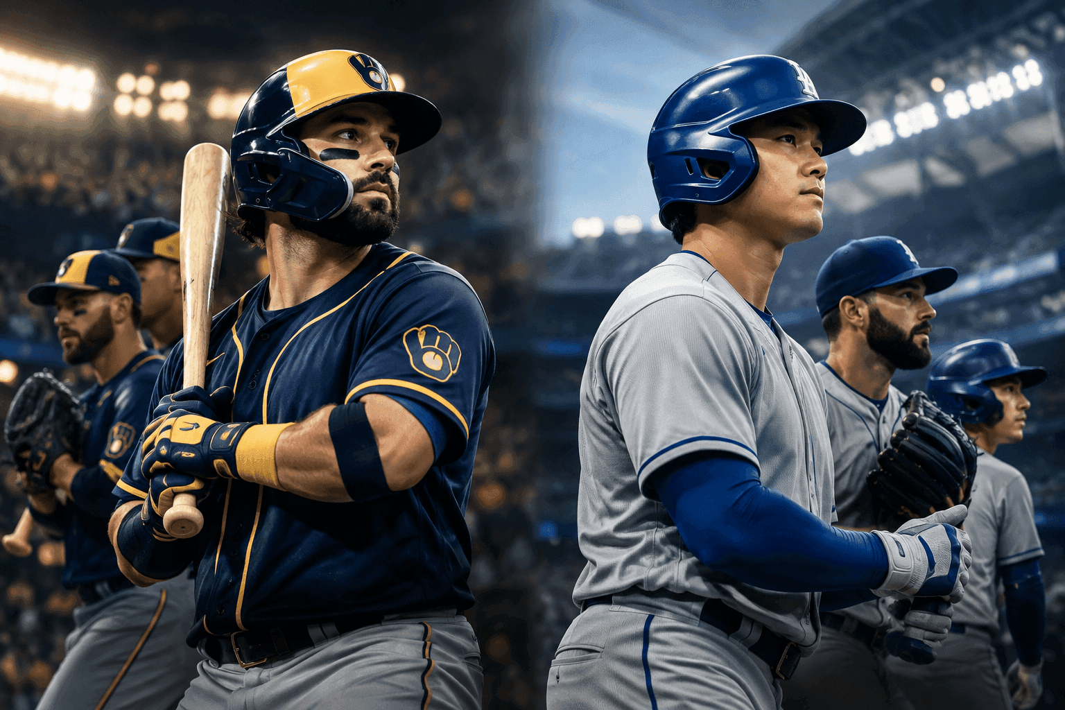 Editorial sports image for Brewers and Dodgers Lock in NLCS Rosters for a Classic October Clash