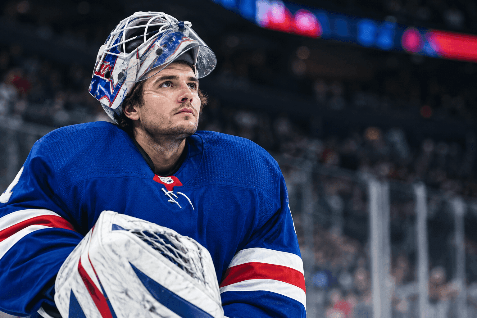 Editorial sports image for Igor Shesterkin is Out for the Year, and the Rangers' Season Just Hit a Brick Wall