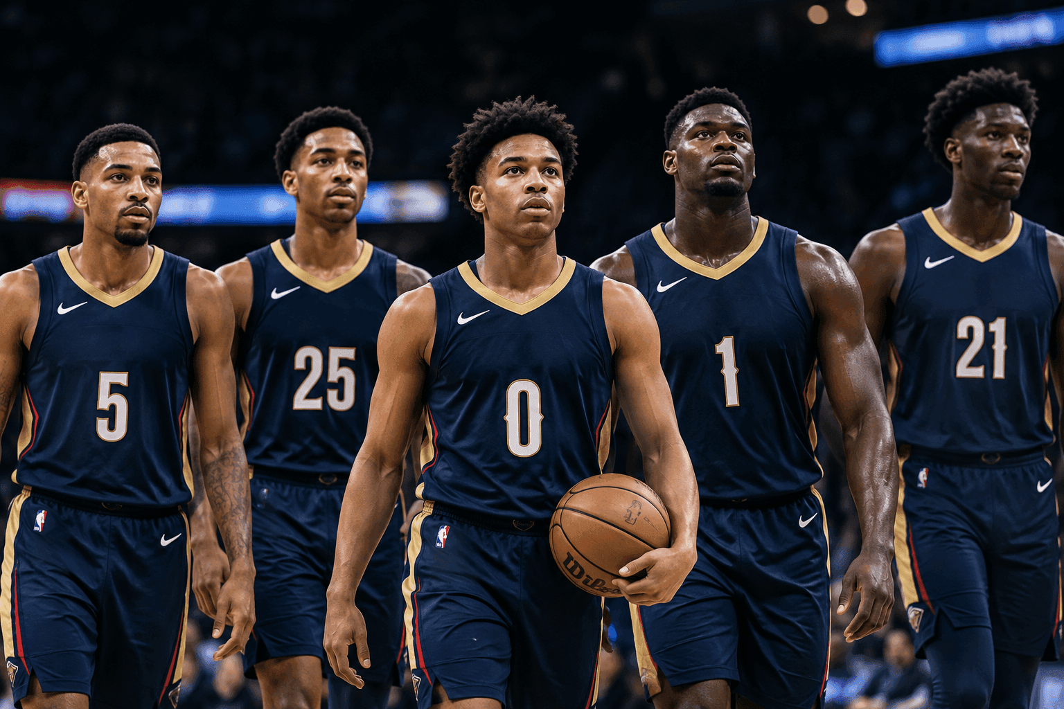 Editorial sports image for Pelicans Shake Up Starting Five, Promote Jeremiah Fears Alongside Zion and Murray