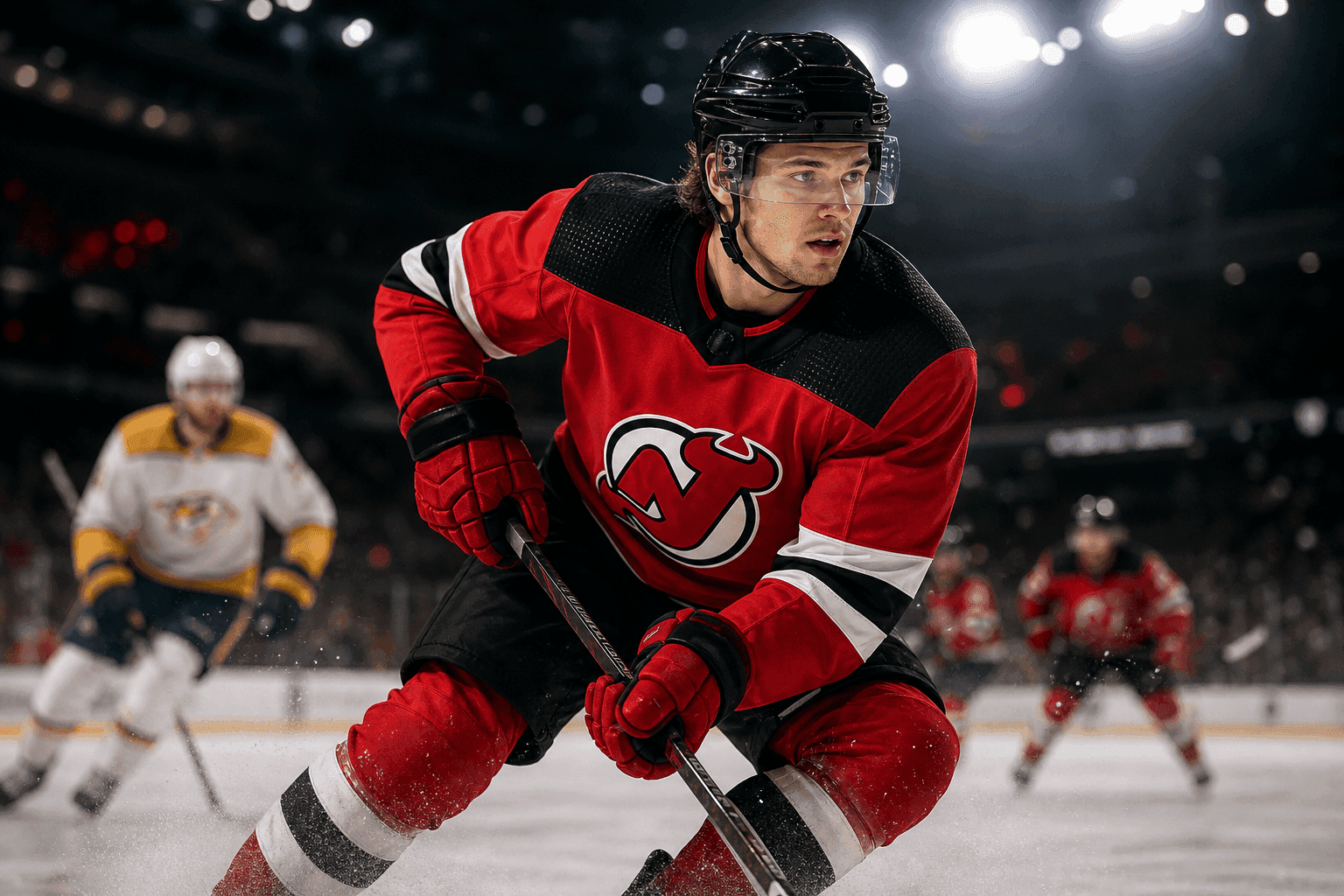 Editorial sports image for Devils Acquire Luke Evangelista in Trade Featuring the Most Absurd Conditional Pick of the Year
