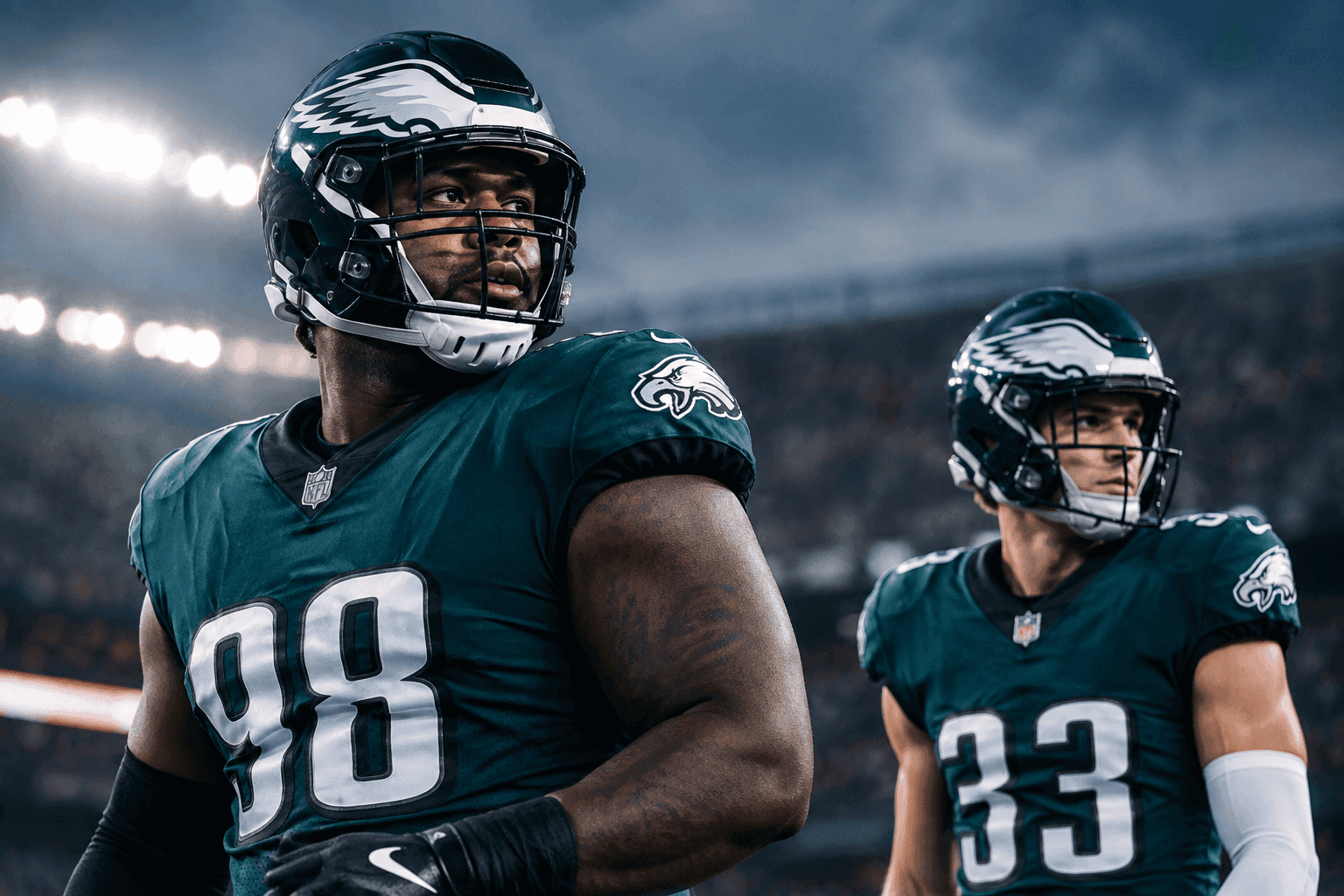Editorial sports image for Jalen Carter and Cooper DeJean Miss Practice, Because the Eagles Can't Have Nice Things