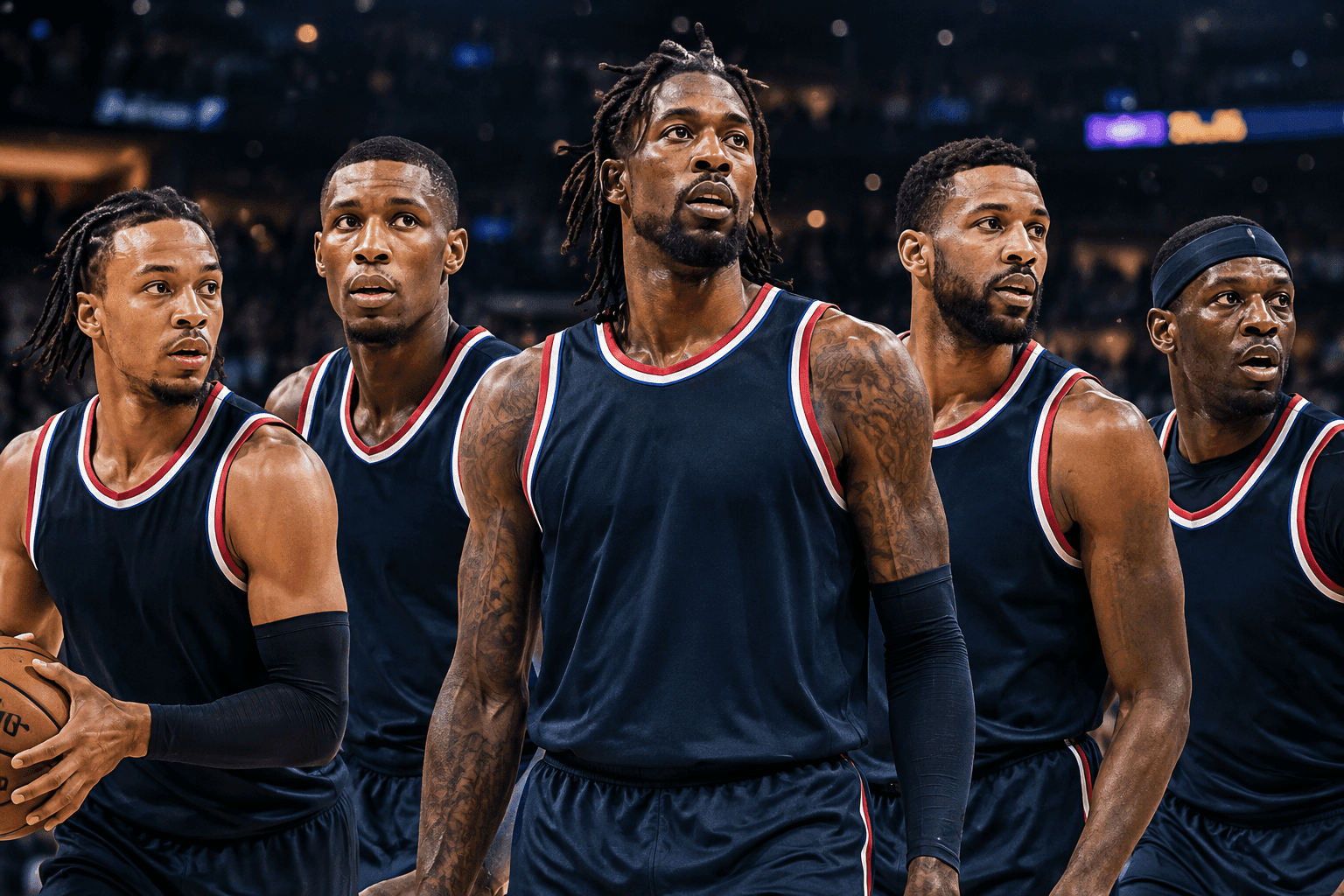 Editorial sports image for The Clippers Are Starting a Lineup That Defies Space, Time, and Logic