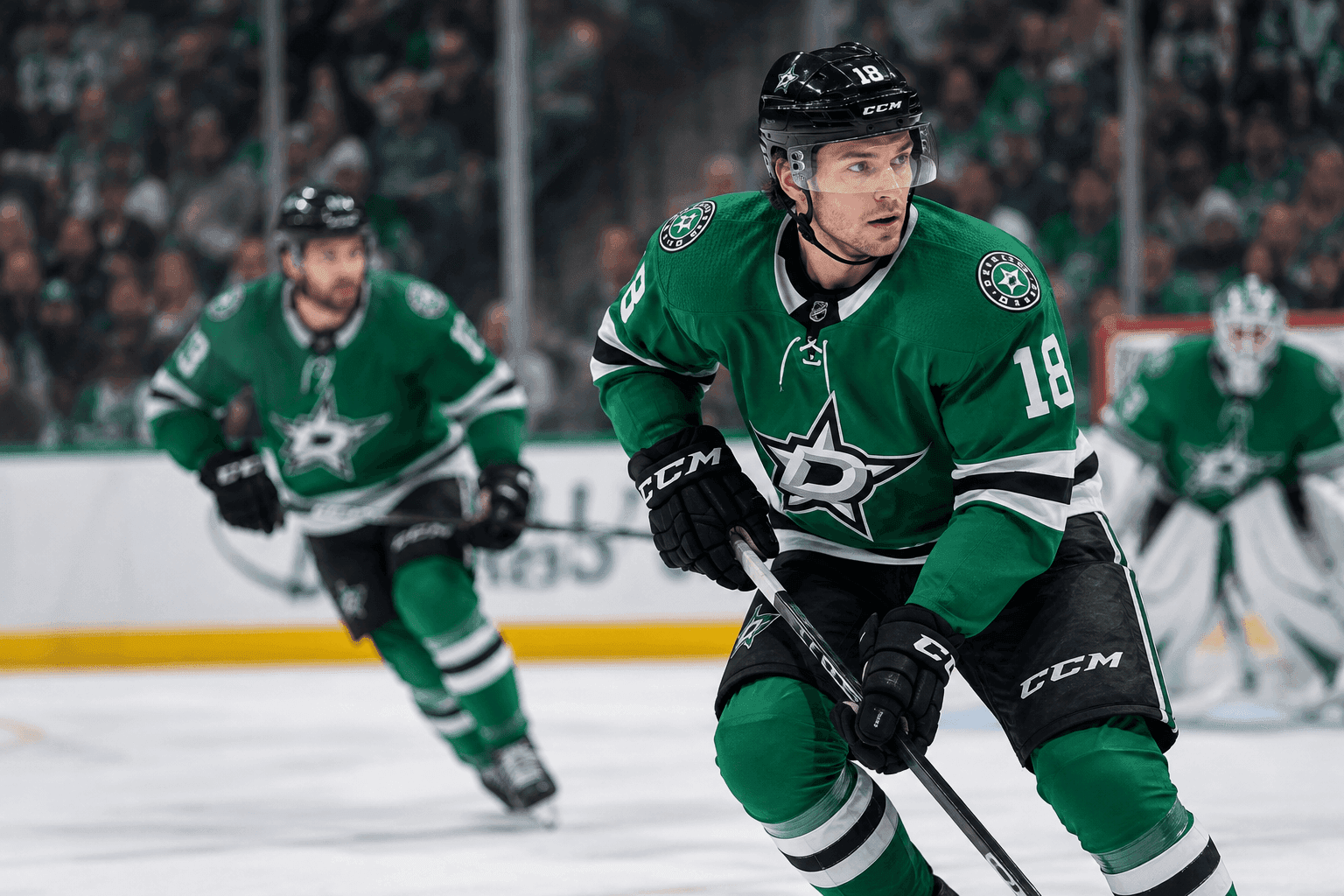 Editorial sports image for Stars Swap Roster Headaches: Capobianco Out Four Weeks, Steel Returns
