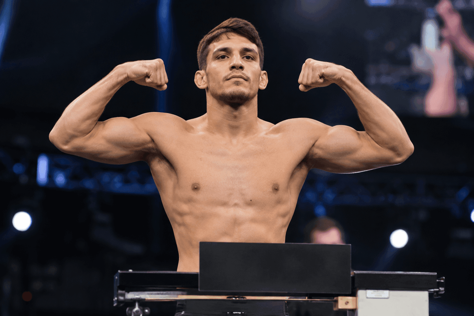 Editorial sports image for Alexander Hernandez Hits 155 on the Dot for UFC 332