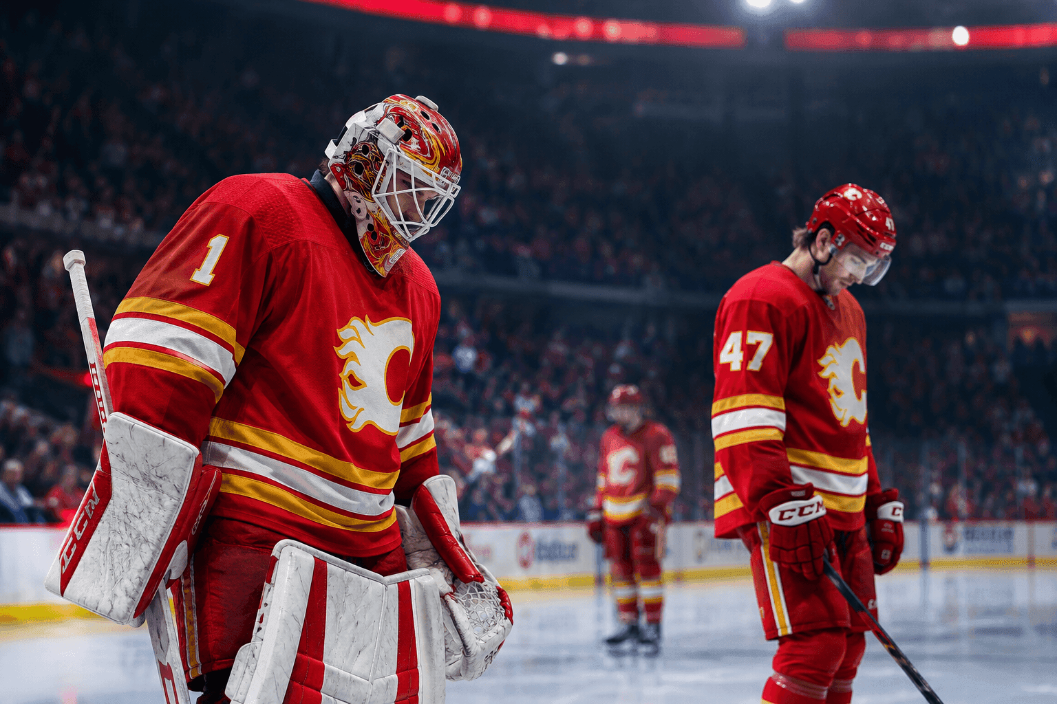Editorial sports image for Flames Lose Cooley to IR and Zary to Knee Surgery in Brutal Roster Blow
