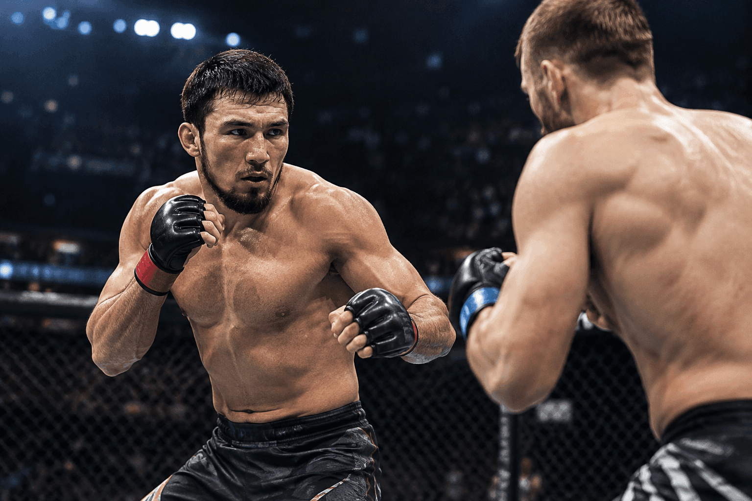 Editorial sports image for UFC Qatar Adds Light Heavyweight Chaos: Diyar Nurgozhay vs. Alik Lorenz