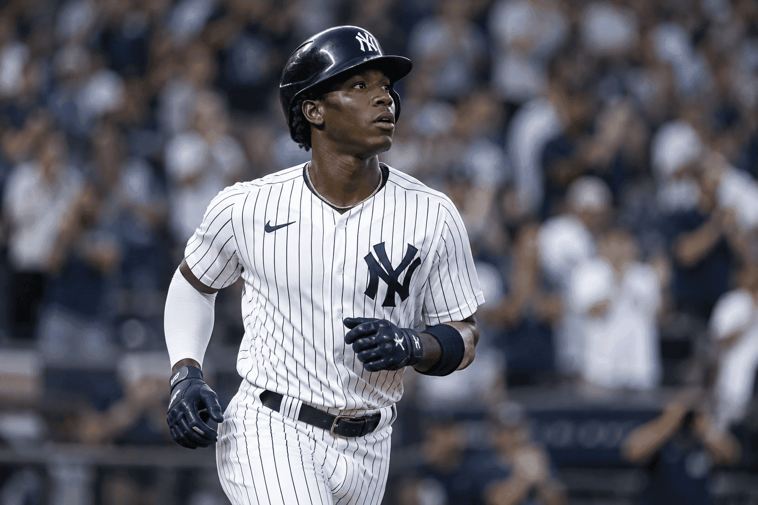Editorial sports image for Yankees Place Jazz Chisholm Jr. on Injured List Ahead of Subway Series