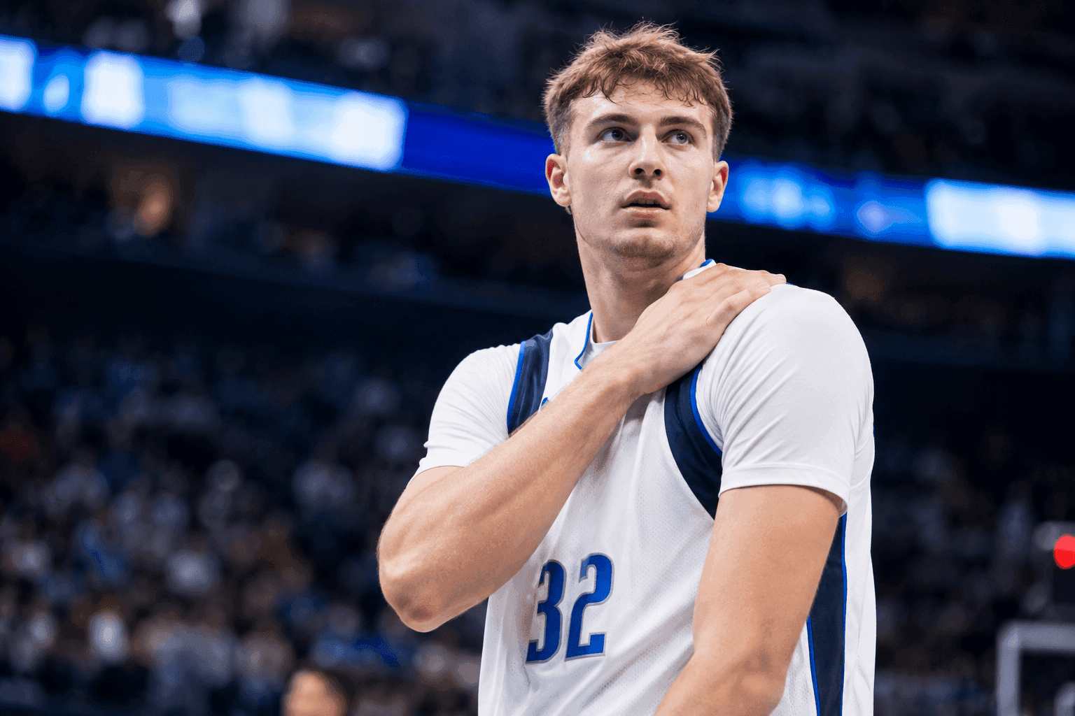Editorial sports image for Cooper Flagg Cleared to Play Monday After Shoulder Scare
