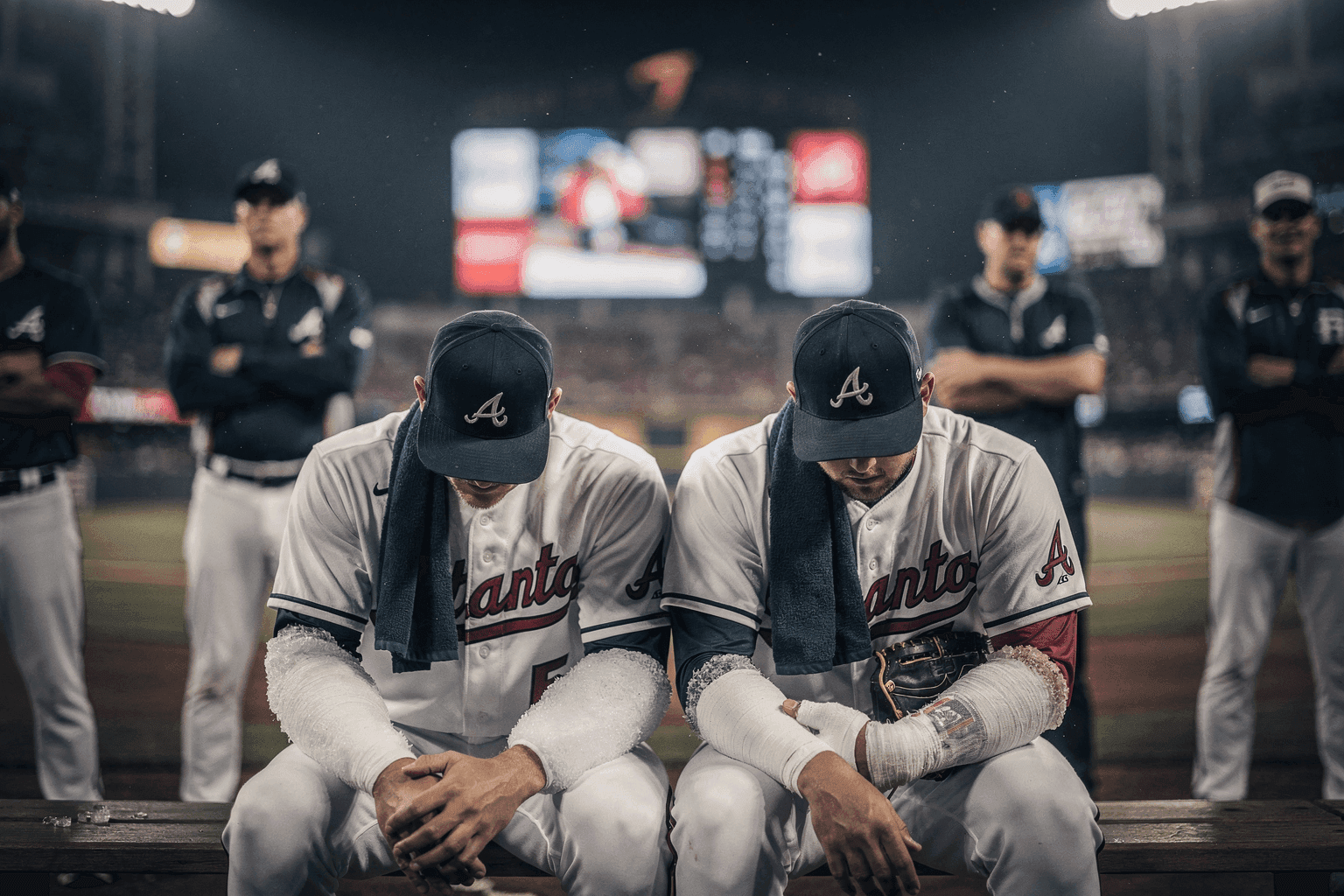 Editorial sports image for Braves Rotation Already in Shambles as Schwellenbach and Waldrep Head for Elbow Surgery