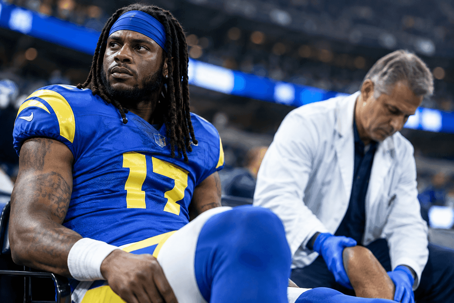 Editorial sports image for Davante Adams Headed for Hamstring Surgery with a Wildly Unpredictable Timeline