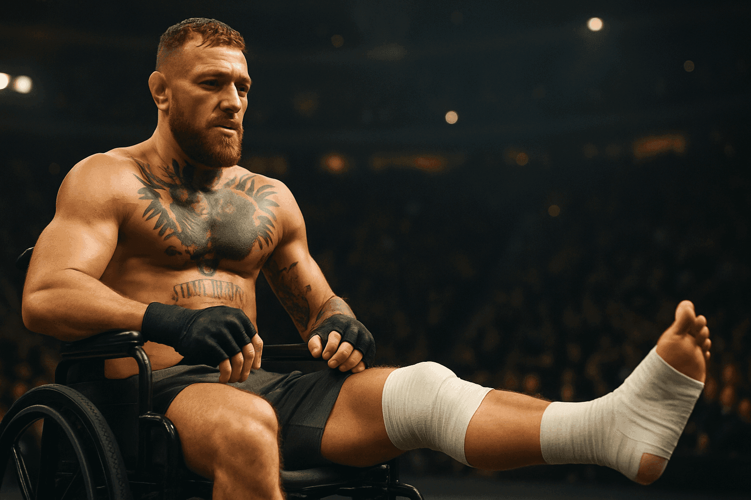 Editorial sports image for Conor McGregor Undergoes Knee Surgery, Claims He Is 'Excellent'